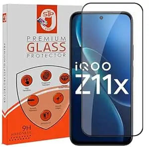 STP FEEL Premium Tempered Glass Screen Protector Guard Compatible For IQOO Z11X 5G (6.72 Inch, Pack of 1) | Edge to Edge Coverage With Easy to installation kit for Smartphone