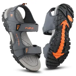 FUEL Sandals & Floaters for Mens & Boys Comfortable & Lightweight Dailywear, Anti-Skid Flexible & Breathable for Running, Walking Stylish Casual Sandal for Outdoor Footwear For Gents (KROX-01)