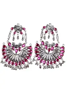 Stylish GBlack Long Line Bar Beautiful Tassel Earrings Jewelry for Women Sterling SDrops & Danglers