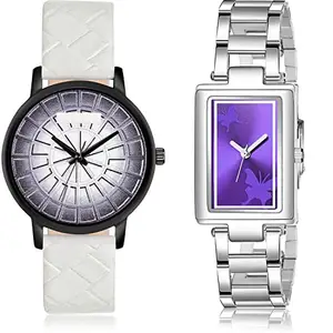 NEUTRON Rich Analog Purple Color Dial Women Watch - GM507-GM214 (Pack of 2)