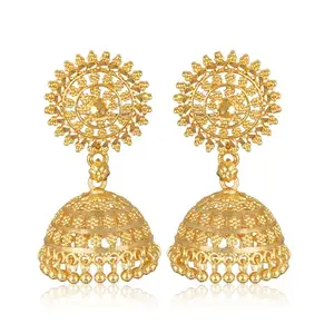 VFJ VIGHNAHARTA FASHION JEWELLERY Vighnaharta Allure Chunky Jhumki Jhumka Earring for Women and Girls[VFJ2511ERG]