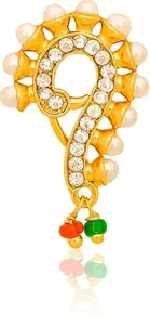 arch fashion Gold-plated Plated Brass Nathiya - Lightweight and Durable