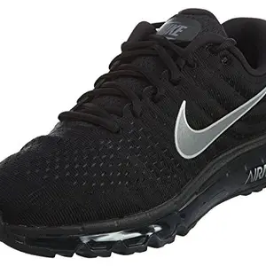 Nike Men's Air Max 2017 Running Shoes 8 US Black/White-Anthracite