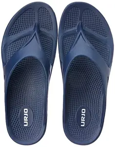 URJO Navy Flip-Flops-8 UK (Men_Classic)
