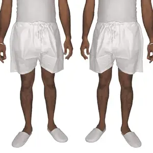 White Cotton Underpants Without Elastic for Men Pack of 2 (M, 34, Regular, White)