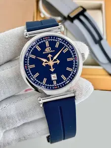 Luxury Analog Watch with Premium Leather & Silicone Straps for Men & Women – Stylish, Durable & Timeless