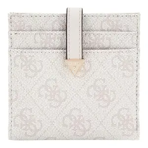GUESS Dove Logo Printed Laurel Tab Card Case