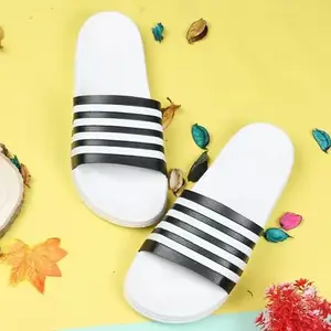 Men's Comfortable Slipper,Casual Lightweight Slipper for Everyday Wear for Men's-(GR-(SLIP)-3026-6-White)