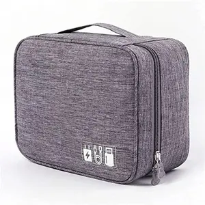 K.K. VillA Travel Gadget Bag for Cameras, Laptops or Mobiles Accessories Etc. Portable and Easy to Carry Padded Compartment with 3 Removable Compartment Pack of 1