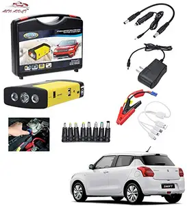 AUTOADDICT Auto Addict Car Jump Starter Kit Portable Multi-Function 50800MAH Car Jumper Booster,Mobile Phone,Laptop Charger with Hammer and seat Belt Cutter for Maruti Suzuki New Swift (2018-Present)
