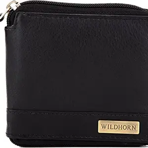 WildHorn WH558 Black Men's Leather Wallet
