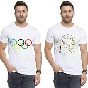 SST - Where Fashion Begins | DP-2969 | Polyester Graphic Print T-Shirt | for Men & Boy | Pack of 2