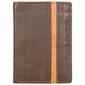 Leatherman Fashion LMN Genuine Leather Unisex Tan Wallet (6 Card Slots)