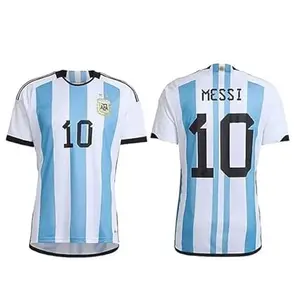 Home Football Messi Jersey for Boys and Men (18-24Months) Multicolour