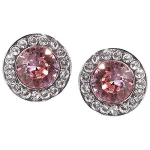 Ananth Jewels Made with Crystal from Swarovski Stud Earrings for Women