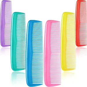 advancedestore Colorful Hair Combs Set, Hair Combs Set, Hair Combs for Women and Men, Colorful Coarse, Fine Dressing Comb (6 Pieces)