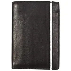 Leatherman Fashion LMN Genuine Leather Men Black Size Medium Note Case 8623 (10 cc Card Slots)