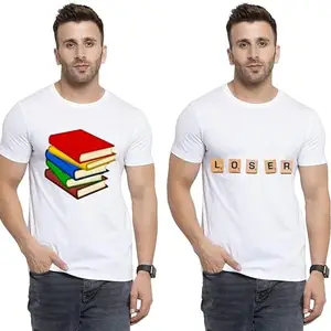 SST - Where Fashion Begins | DP-1953 | Polyester Graphic Print T-Shirt | for Men & Boy | Pack of 2