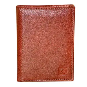 Style98 Style Shoes Genuine Leather Brown Card Holder,Mens Wallet,Card Case