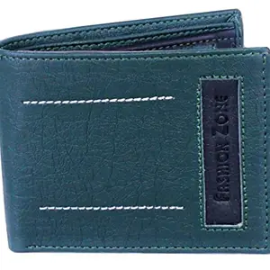 FZ FASHION ZONE Men Formal Green New 2021 Artificial Leather Wallet