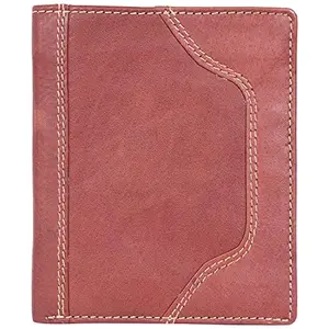 Leatherman Fashion LMN Genuine Leather Unisex Tan Wallet 4 Card Slot