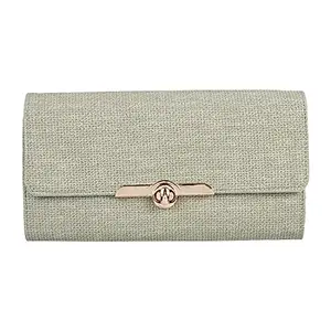 Metro Womens Synthetic Green Bifold (One Size)