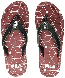 Fila Men's Cleto TBT RD/BLK Slippers-7 UK (11006666)