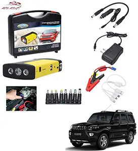 AUTOADDICT Auto Addict Car Jump Starter Kit Portable Multi-Function 50800MAH Car Jumper Booster,Mobile Phone,Laptop Charger with Hammer and seat Belt Cutter for Mahindra New Scorpio