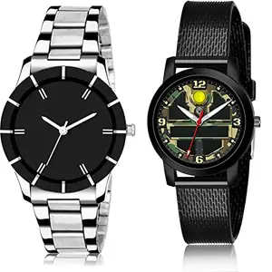 NEUTRON Analogue Analog Black and Green Color Dial Women Watch - GCPL1-(34-L-10) (Pack of 2)