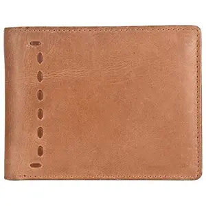 Leatherman Fashion LMN Genuine Leather Men Brown Wallet LV_4878(4 cc Card Slots)