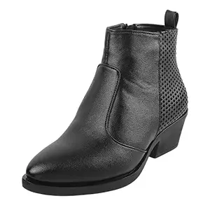 Metro Womens Suede Black Boots (Size (5 UK (38 EU))