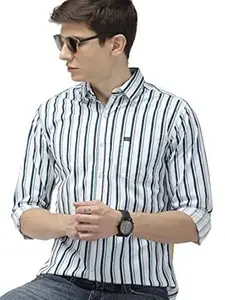 The Indian Garage Co Men Slim Fit Checkered Full Sleeves Spread Collar Casual Shirt