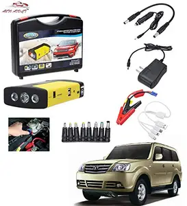 AUTOADDICT Auto Addict Car Jump Starter Kit Portable Multi-Function 50800MAH Car Jumper Booster,Mobile Phone,Laptop Charger with Hammer and seat Belt Cutter for Tata Sumo Grand