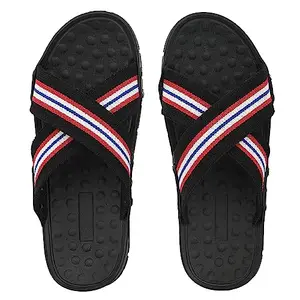 Shoelake Men's Casual Daily Use Lightweight Water Resistant Slipper Flip Flop Slides (Multicolor, numeric_7)