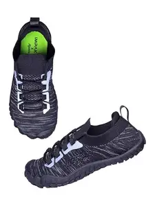 Impakto Barefoot Rooted Wide feet Shoes for Women | Lightweight Running & Training Shoes with Soft Sole & Superior Grip | Running, Jogging Regular Gym Shoes for Women Blue