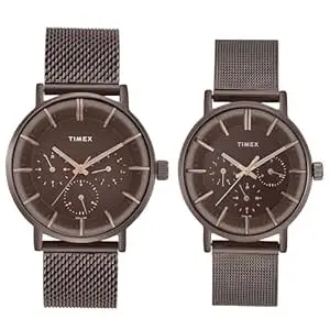 TIMEX Analog Watch for Unisex with Round Dial & Water Resistant Unisex Wrist Watches