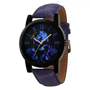 Jack Klein Stylish Blue Ghost Edition Collection Quartz Watch