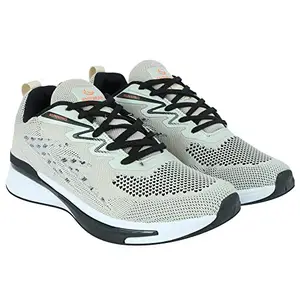 Lancer Mens FLASH-1CRM-ORG Cream Running Shoe, 8