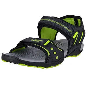 LANCER mens earth-54 Grey Green Sport Sandal - 7 UK (earth-54dgr-pgn-41)