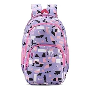 30 Liter School Bag for Boys & Girls | Multipurpose Waterproof Backpack for School, Travel, College, Office | Laptop Bag Fits Upto 17 Inch | High Visibility Design (Purple)