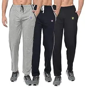 Mack Jonney Men's Cotton Slim Fit Track Pants for (Pack of 3)