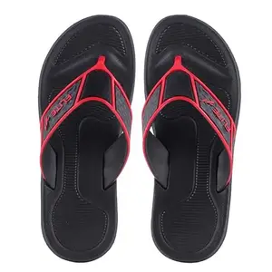 FLITE Slides/Flip Flop/Slippers for Men FL-407 (Blk-RED, numeric_6)