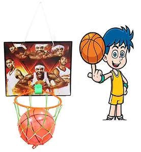 Prime Wall Mounted Basketball Hoop Set for Boys and Girls for Indoor Outdoor for Playing (M3)