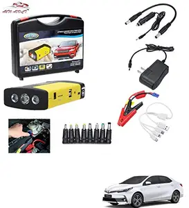 AUTOADDICT Auto Addict Car Jump Starter Kit Portable Multi-Function 50800MAH Car Jumper Booster,Mobile Phone,Laptop Charger with Hammer and seat Belt Cutter for Toyota Corolla Altis New (2014-Present)