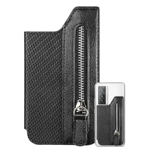 MetConnect Universal Adhesive Pocket Stick On Wallet Card Holder Pouch Case for Cell Phone