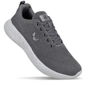 WALKAROO Gents Dark Grey Sports Shoe (WS9081) 9 UK