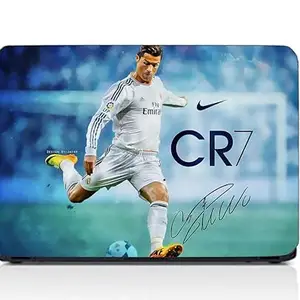DECORHUBB CR7 Ronaldo Laptop Skin Vinyl,No Bubble,Multicolor 11.6"-15.6")