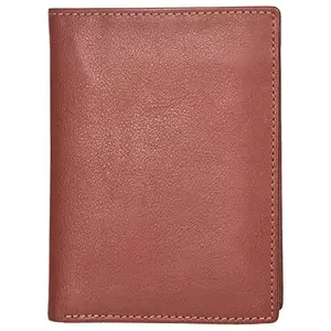 Leatherman Fashion LMN Genuine Leather Boy's D Tan Wallet 50058 ( 4 cc Card Slots )