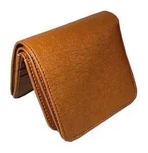 Mister GENTEL Men's Leather Wallet (TAN Crunch Brown) an Crunch Leather Wallet for Men Set of 1