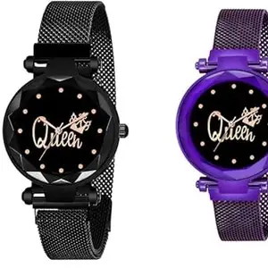 Beautiful Queen Watch for Girls(SR-729) AT-7291(Pack of-2)